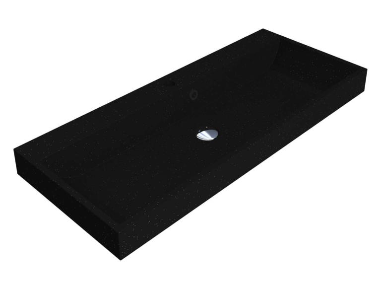 Washbasin VARNA 1000 MIRASTONE BLACK SHINE