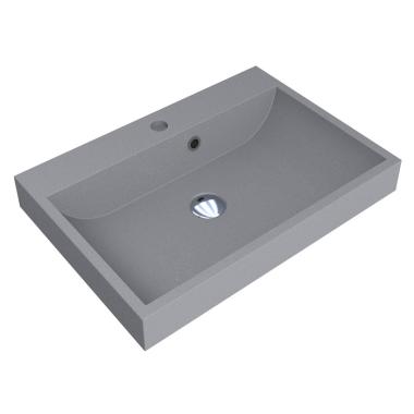 Washbasin VARNA 600 MIRASTONE GRAY