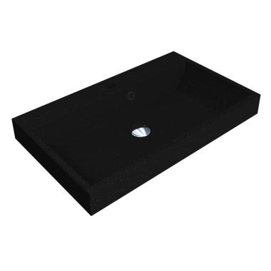 Washbasin VARNA 700 MIRASTONE BLACK SHINE
