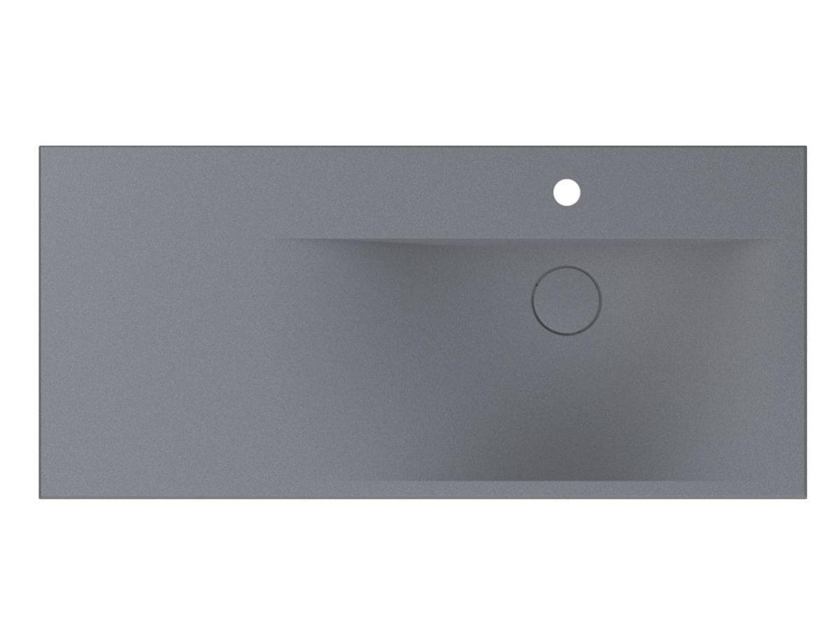 Washbasin VIOLA 1000 R MIRASTONE GRAY