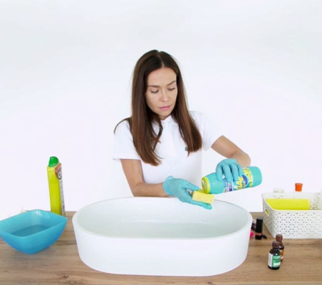 How to wash the matte Mirasoft washbasin? Video
