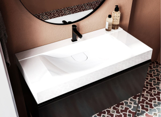 Washbasin FLY 1000made of artificial stone