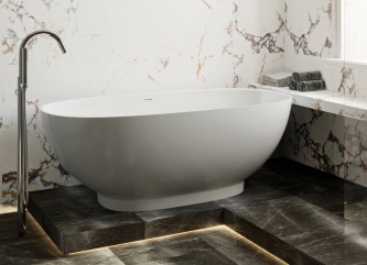 Bathtub BRAVE NEWmade of artificial stone