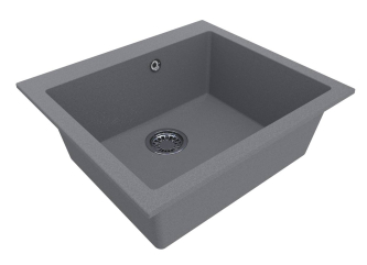 Kitchen sink HANOI 560 graymade of artificial stone