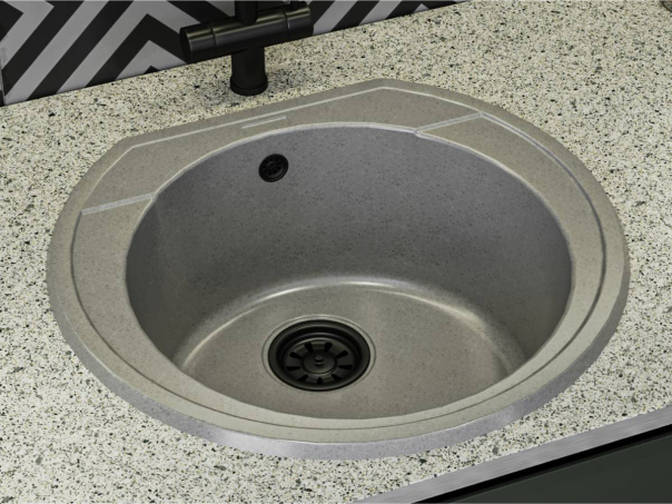 Kitchen sink TULUZA gray