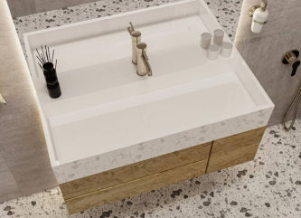 Washbasin MARES 1000made of artificial stone