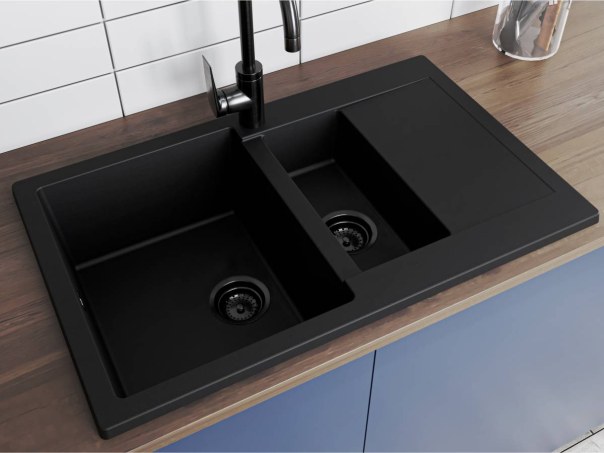 Kitchen sink LAPAS black
